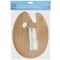 12 Pack: Oval Wooden Palette with Knives by Artist&#x27;s Loft&#x2122;